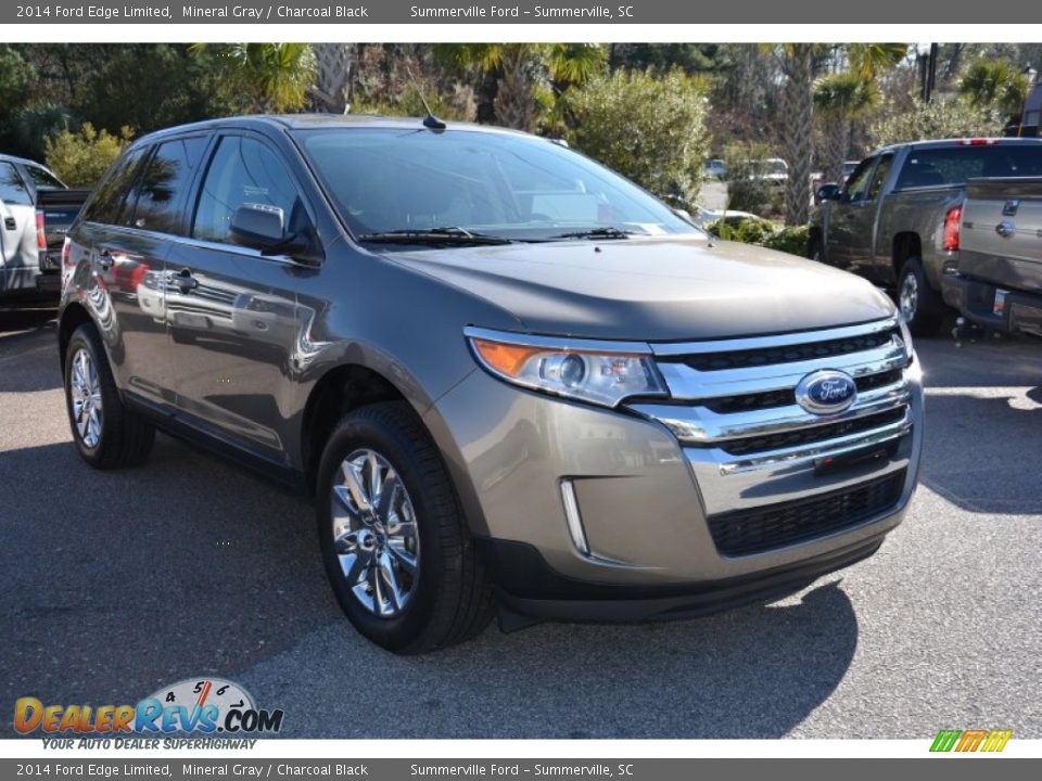2014 Ford Edge Limited Mineral Gray / Charcoal Black Photo #1