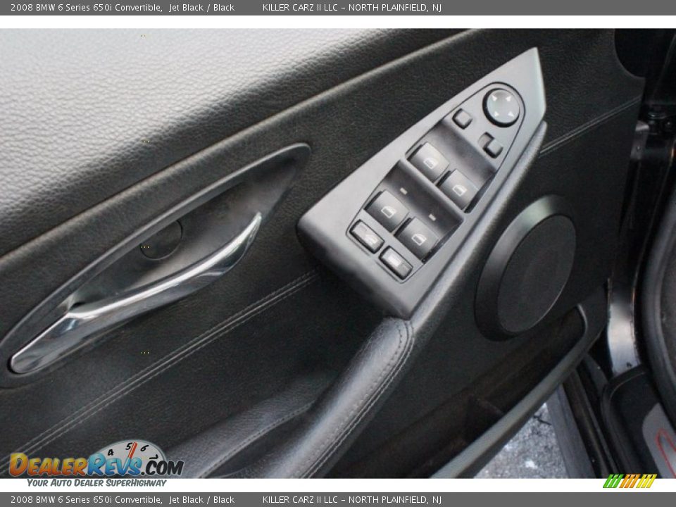 2008 BMW 6 Series 650i Convertible Jet Black / Black Photo #28