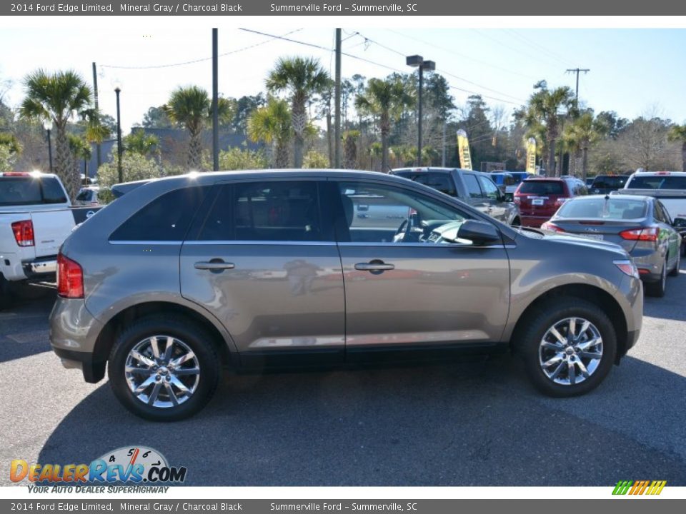 2014 Ford Edge Limited Mineral Gray / Charcoal Black Photo #2