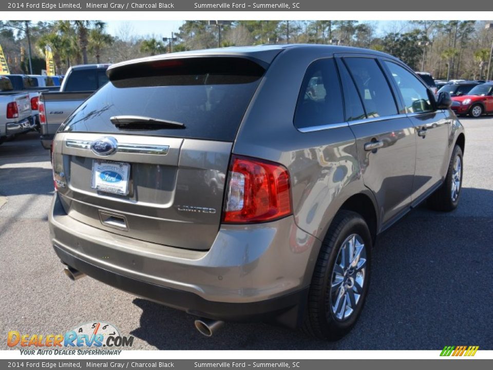 2014 Ford Edge Limited Mineral Gray / Charcoal Black Photo #3