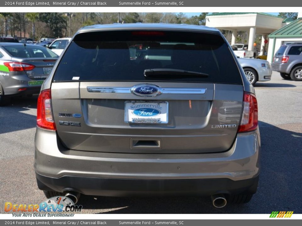 2014 Ford Edge Limited Mineral Gray / Charcoal Black Photo #4