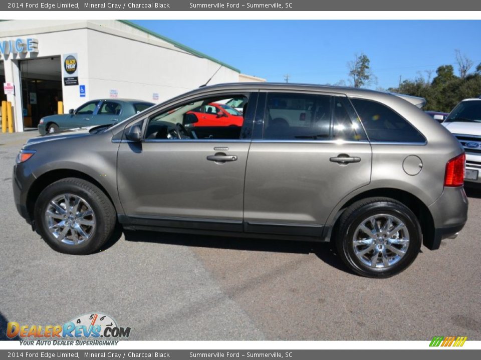 2014 Ford Edge Limited Mineral Gray / Charcoal Black Photo #6