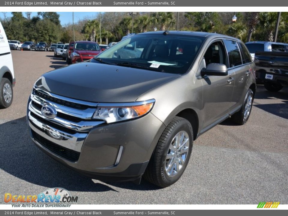 2014 Ford Edge Limited Mineral Gray / Charcoal Black Photo #7