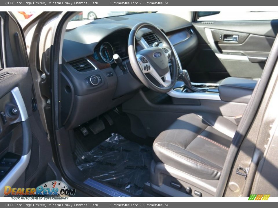2014 Ford Edge Limited Mineral Gray / Charcoal Black Photo #11