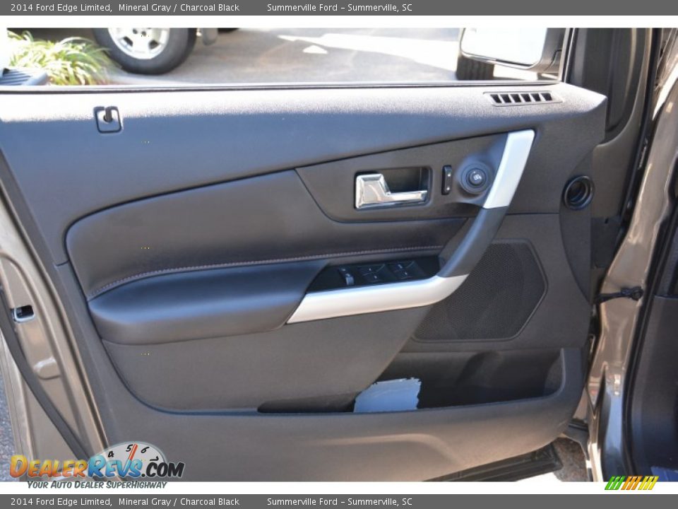 2014 Ford Edge Limited Mineral Gray / Charcoal Black Photo #13