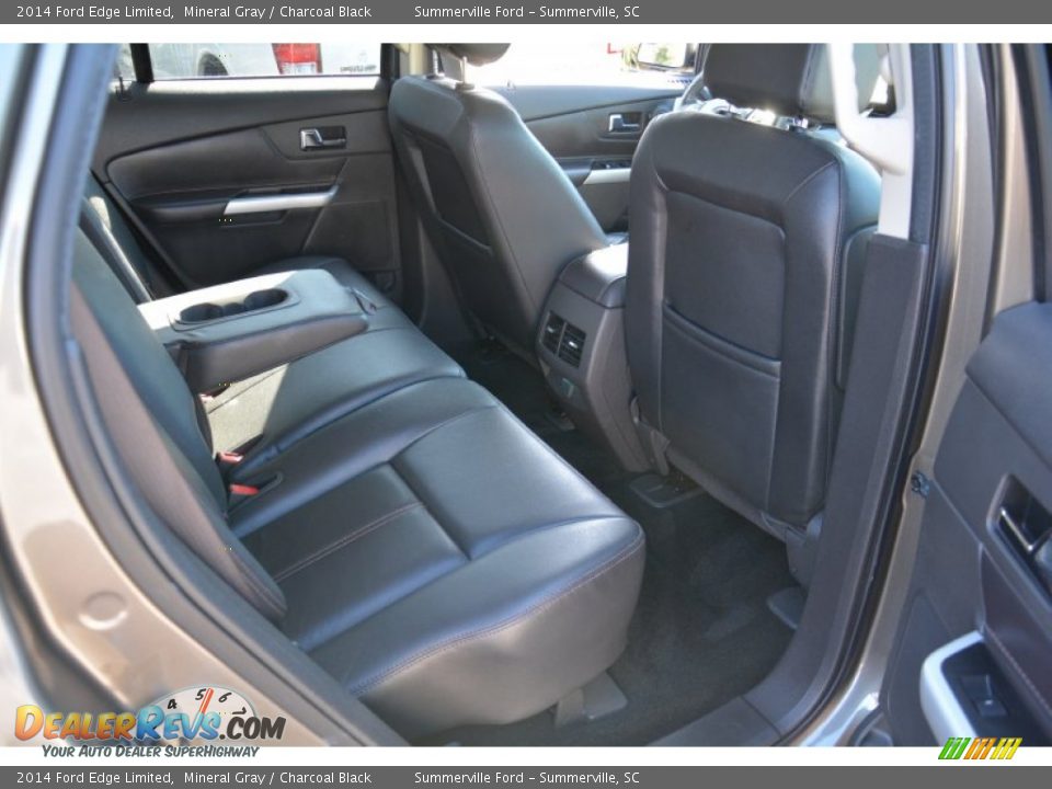 2014 Ford Edge Limited Mineral Gray / Charcoal Black Photo #17
