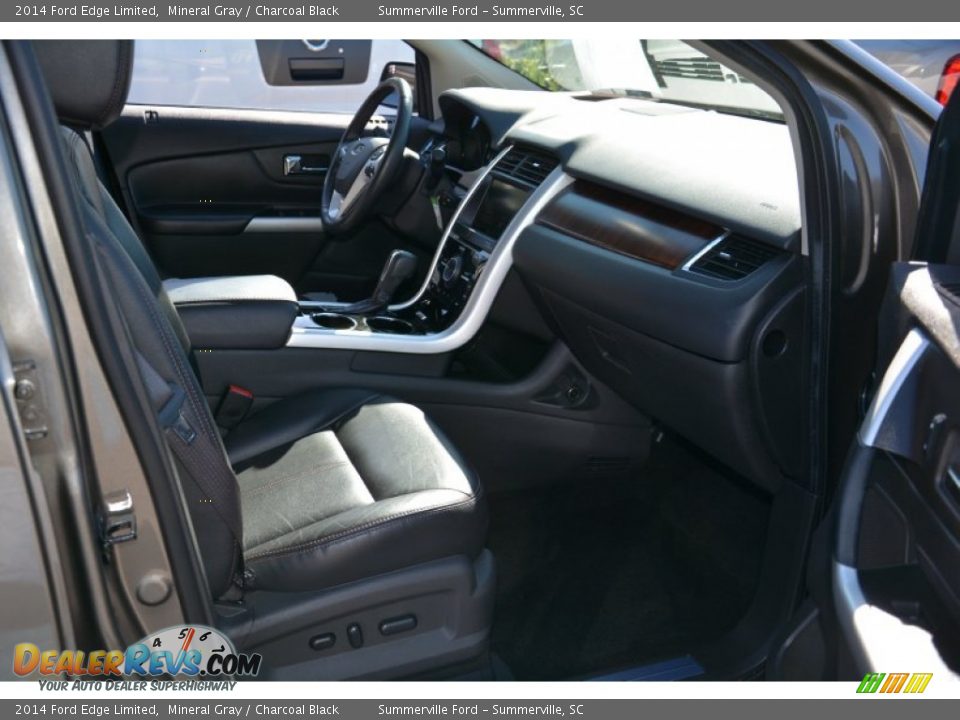 2014 Ford Edge Limited Mineral Gray / Charcoal Black Photo #20
