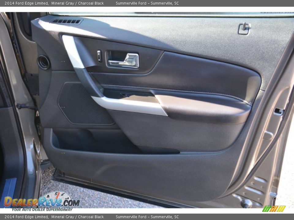 2014 Ford Edge Limited Mineral Gray / Charcoal Black Photo #21