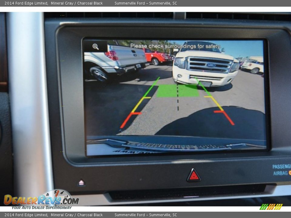 2014 Ford Edge Limited Mineral Gray / Charcoal Black Photo #25