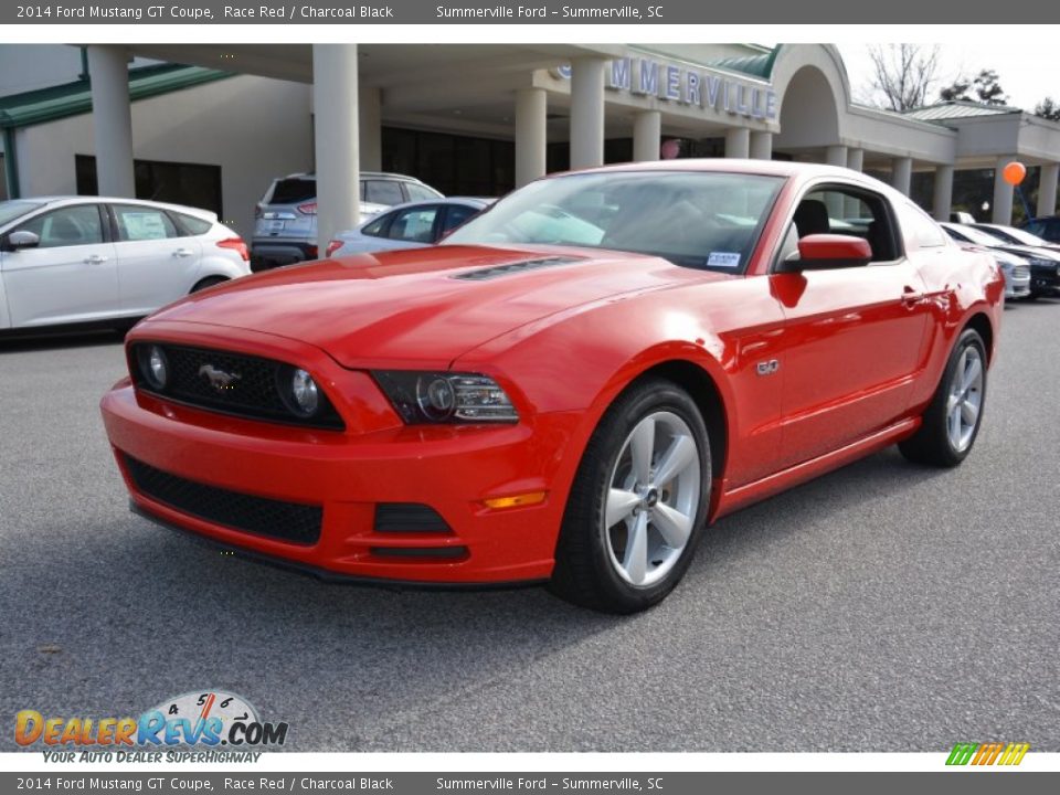 2014 Ford Mustang GT Coupe Race Red / Charcoal Black Photo #7