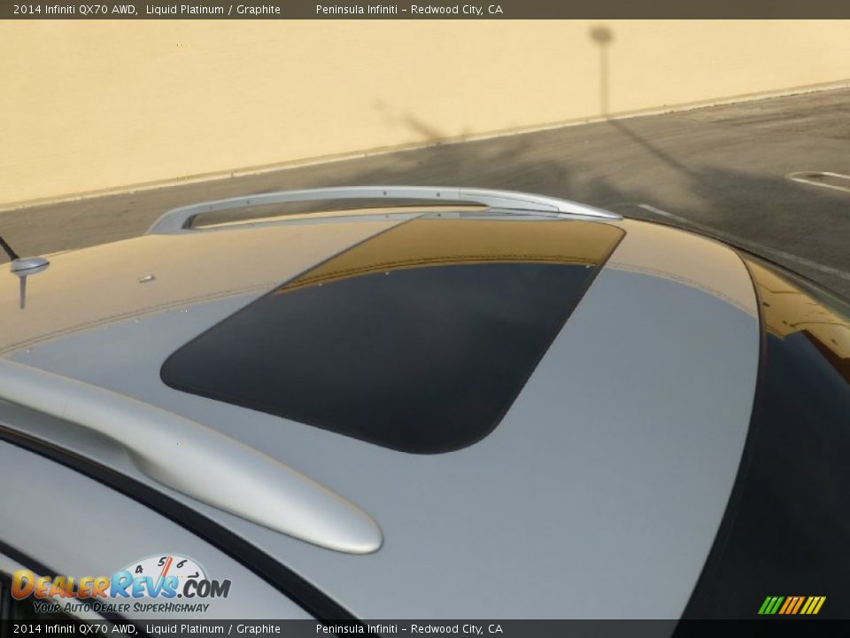 2014 Infiniti QX70 AWD Liquid Platinum / Graphite Photo #4