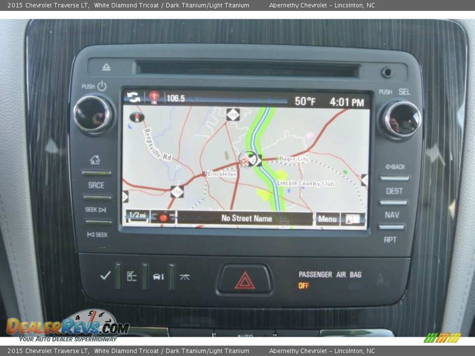 2015 Chevrolet Traverse LT White Diamond Tricoat / Dark Titanium/Light Titanium Photo #11