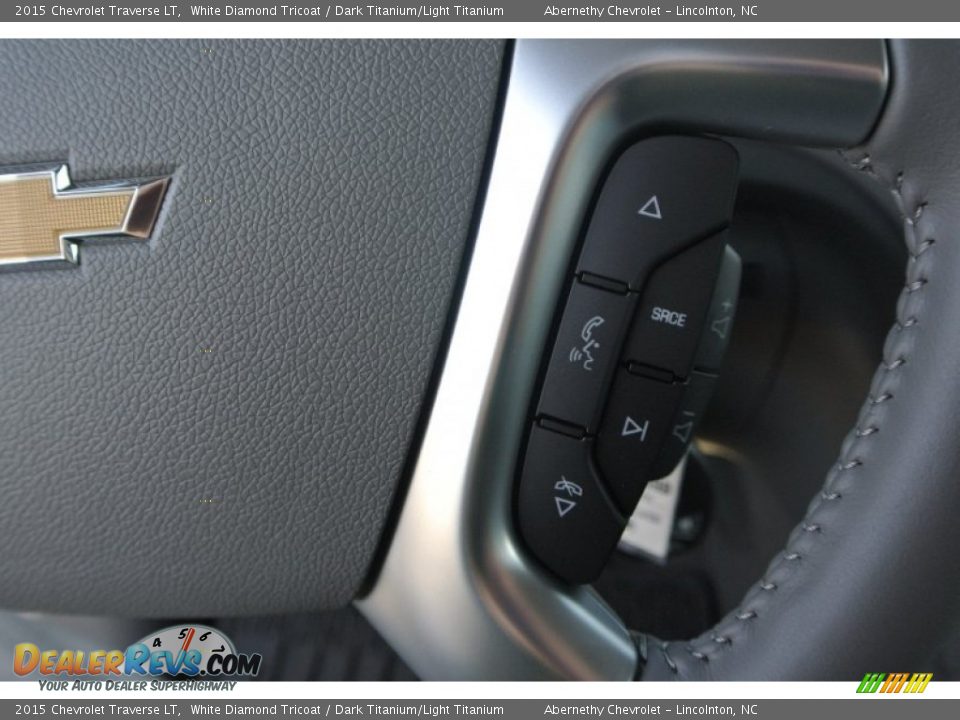 2015 Chevrolet Traverse LT White Diamond Tricoat / Dark Titanium/Light Titanium Photo #13