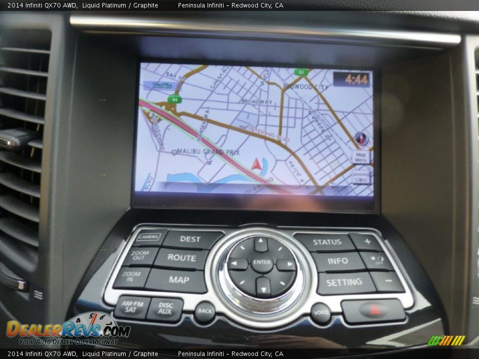 Navigation of 2014 Infiniti QX70 AWD Photo #7