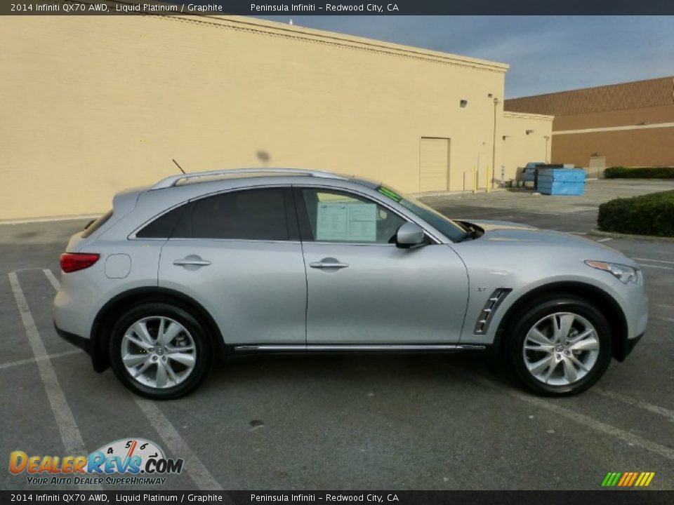 Liquid Platinum 2014 Infiniti QX70 AWD Photo #15