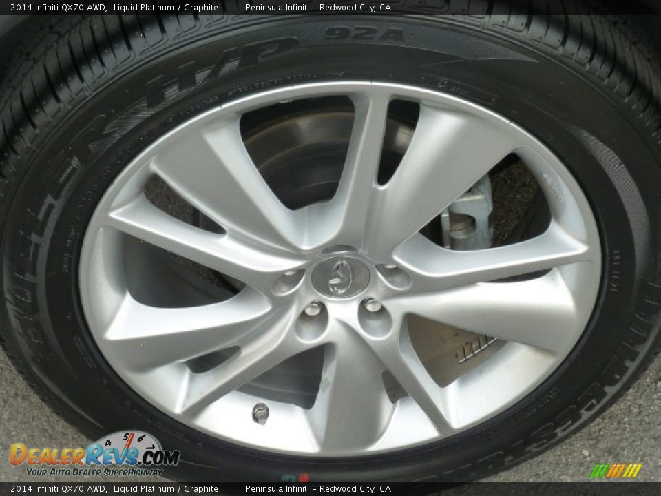 2014 Infiniti QX70 AWD Wheel Photo #16