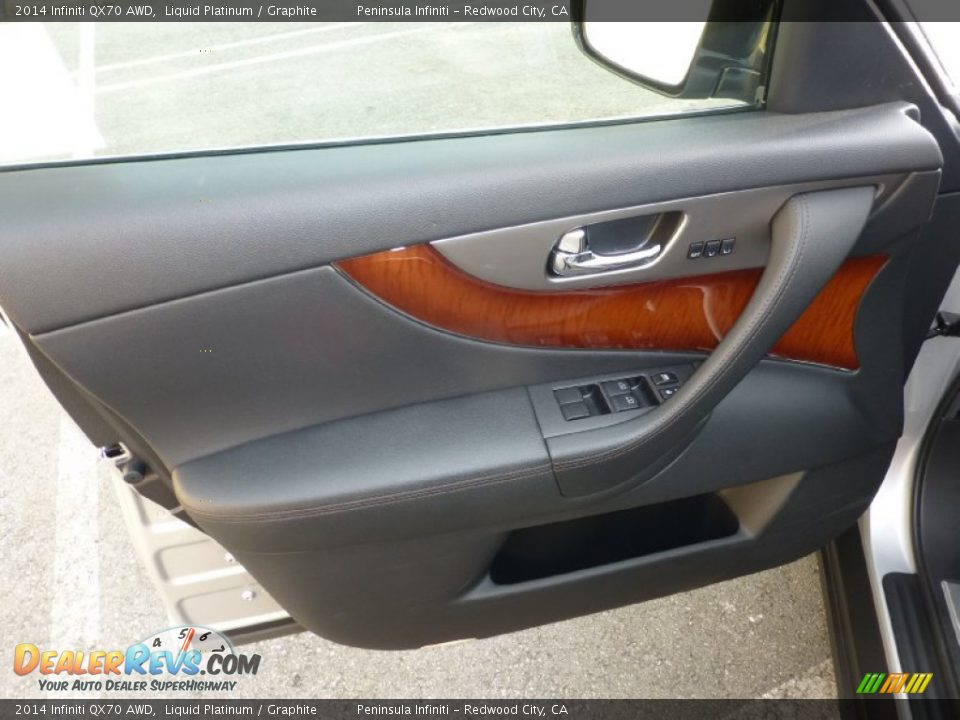 Door Panel of 2014 Infiniti QX70 AWD Photo #20