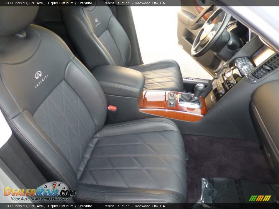 Front Seat of 2014 Infiniti QX70 AWD Photo #26