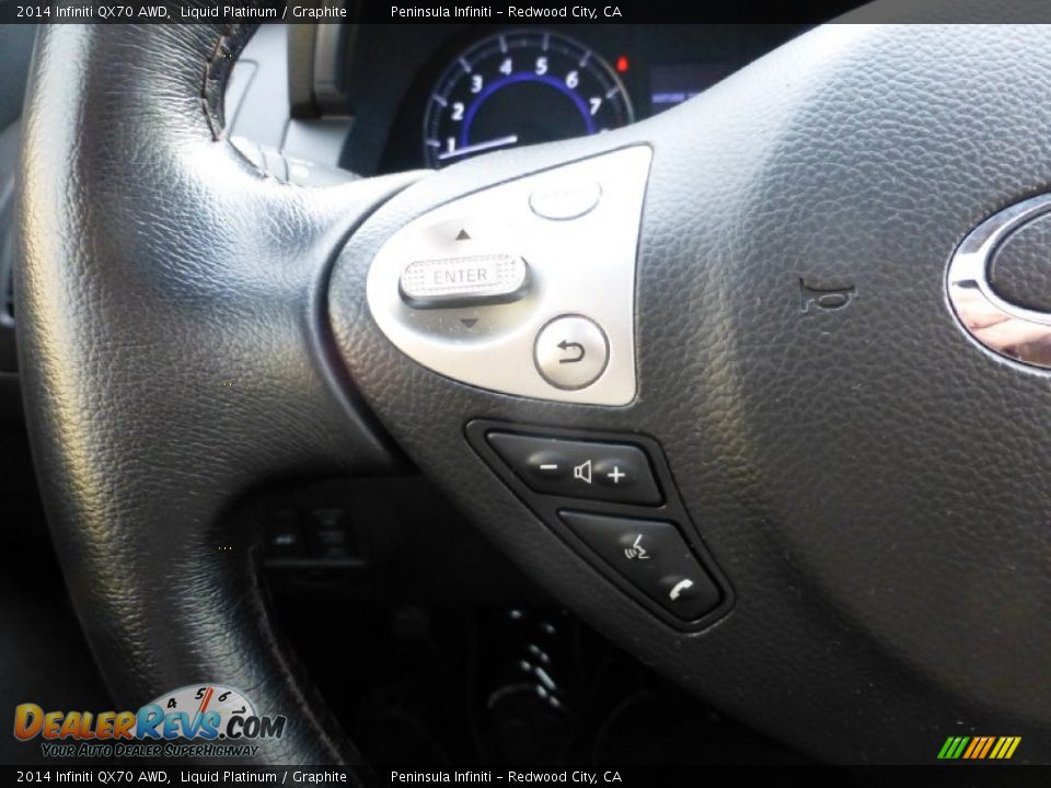 Controls of 2014 Infiniti QX70 AWD Photo #29