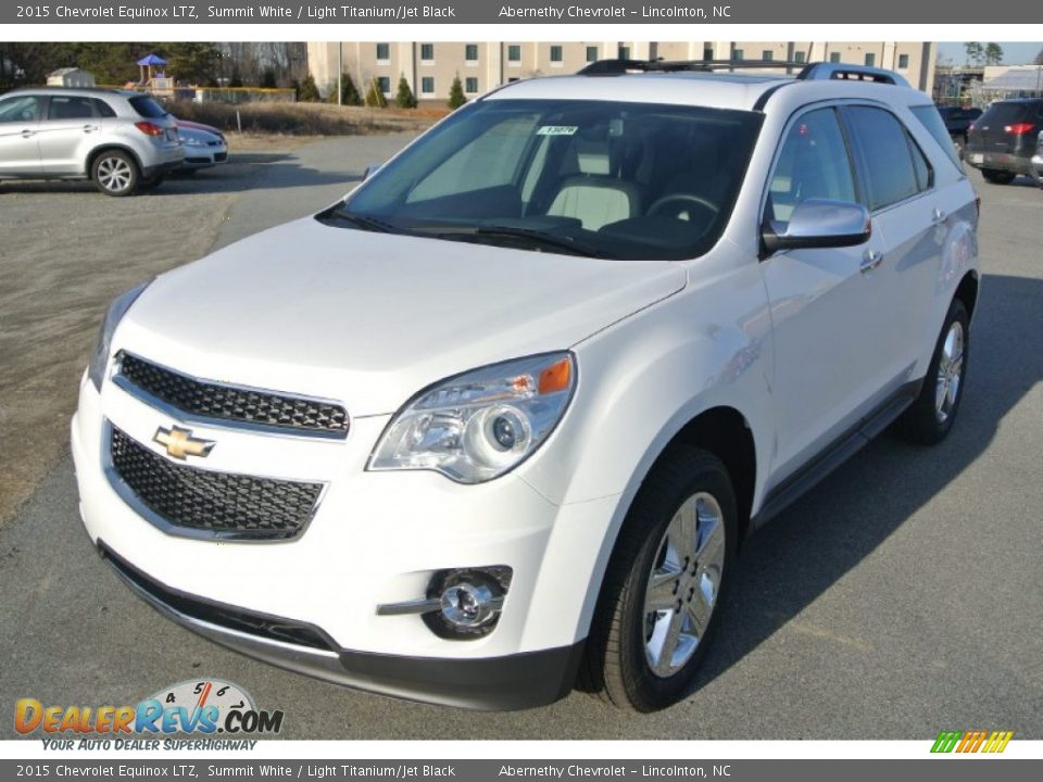 2015 Chevrolet Equinox LTZ Summit White / Light Titanium/Jet Black Photo #2