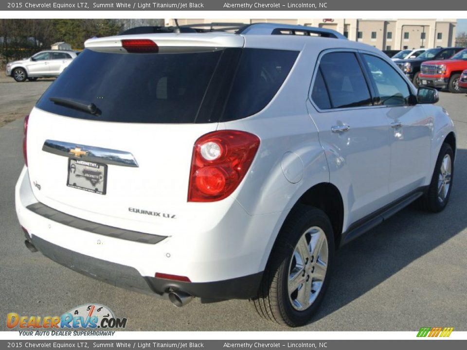 2015 Chevrolet Equinox LTZ Summit White / Light Titanium/Jet Black Photo #5