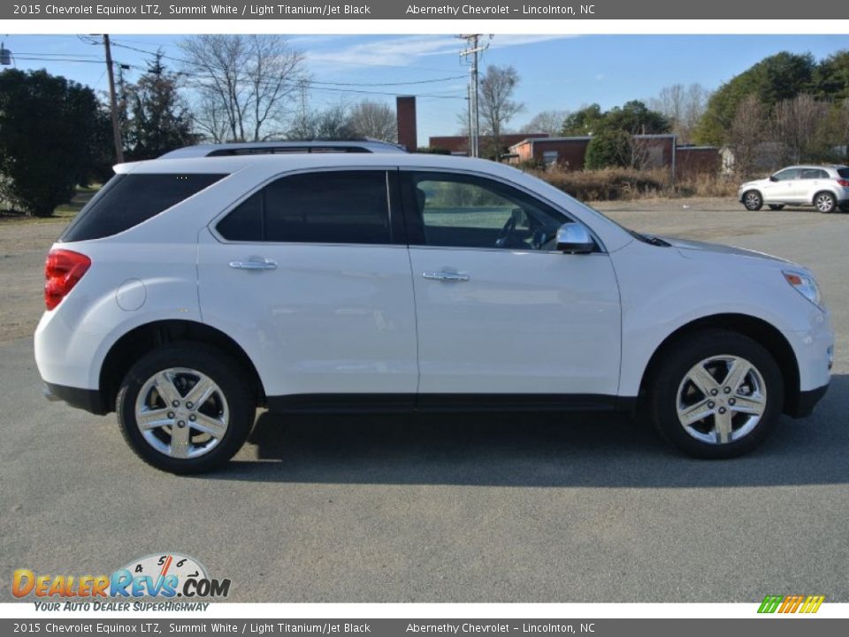 2015 Chevrolet Equinox LTZ Summit White / Light Titanium/Jet Black Photo #6