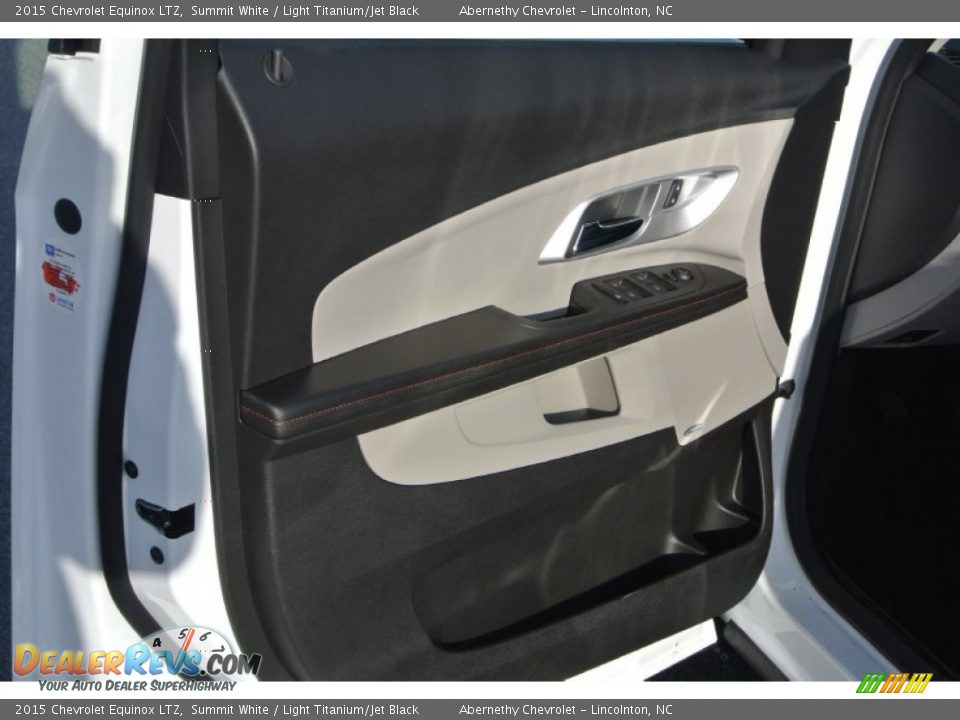 2015 Chevrolet Equinox LTZ Summit White / Light Titanium/Jet Black Photo #10