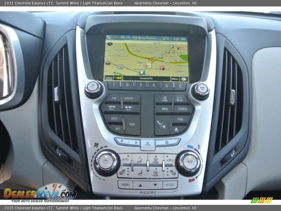 2015 Chevrolet Equinox LTZ Summit White / Light Titanium/Jet Black Photo #12