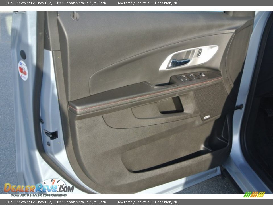 2015 Chevrolet Equinox LTZ Silver Topaz Metallic / Jet Black Photo #10