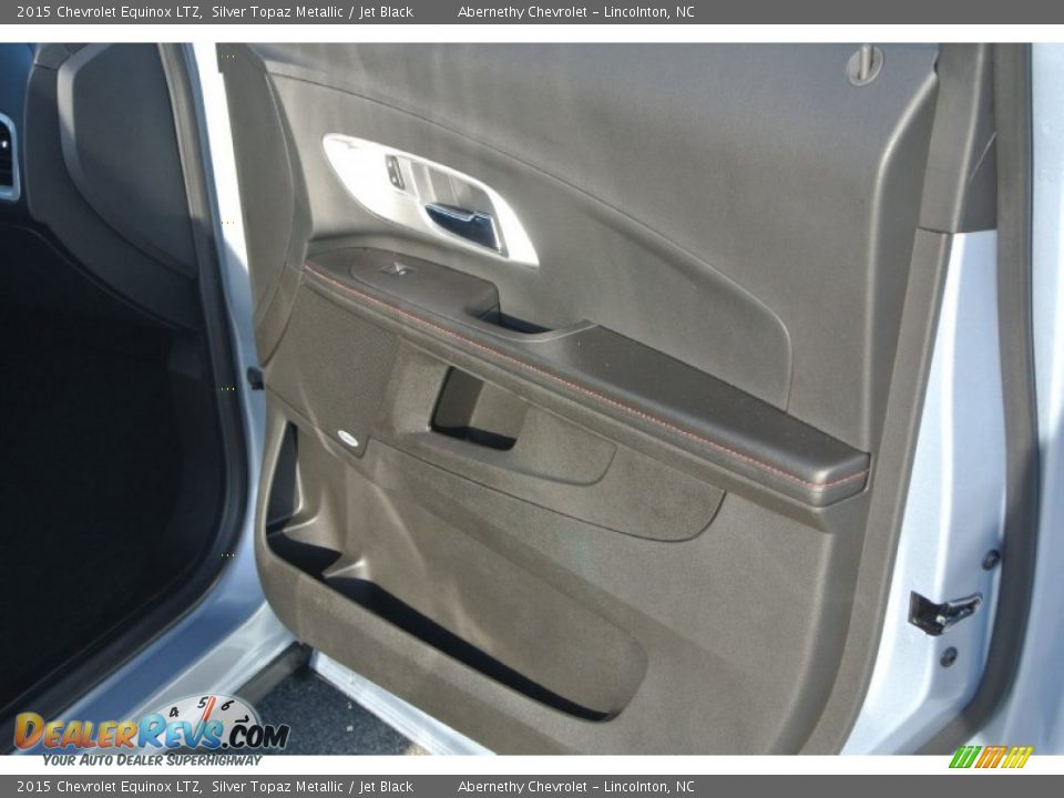 2015 Chevrolet Equinox LTZ Silver Topaz Metallic / Jet Black Photo #22