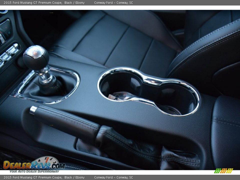 2015 Ford Mustang GT Premium Coupe Black / Ebony Photo #25
