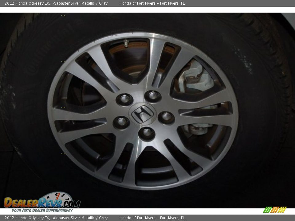 2012 Honda Odyssey EX Alabaster Silver Metallic / Gray Photo #4