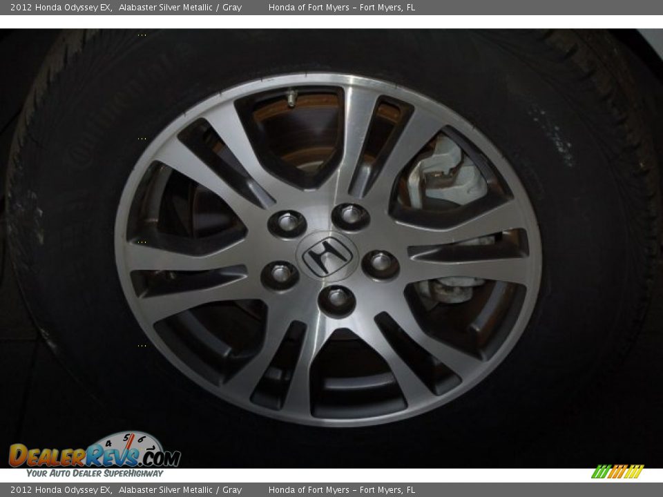 2012 Honda Odyssey EX Alabaster Silver Metallic / Gray Photo #5