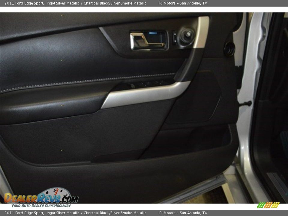 2011 Ford Edge Sport Ingot Silver Metallic / Charcoal Black/Silver Smoke Metallic Photo #8