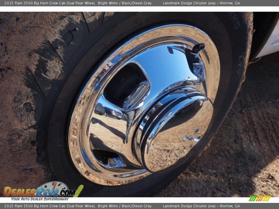 2015 Ram 3500 Big Horn Crew Cab Dual Rear Wheel Bright White / Black/Diesel Gray Photo #6