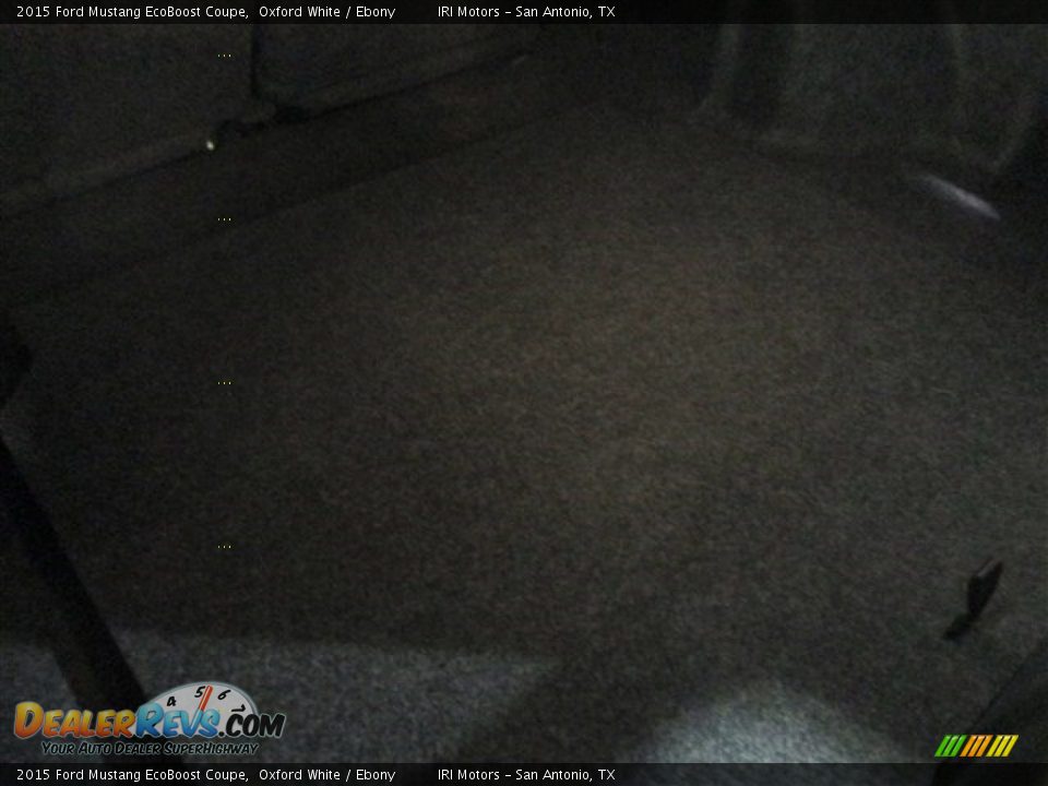 2015 Ford Mustang EcoBoost Coupe Oxford White / Ebony Photo #10