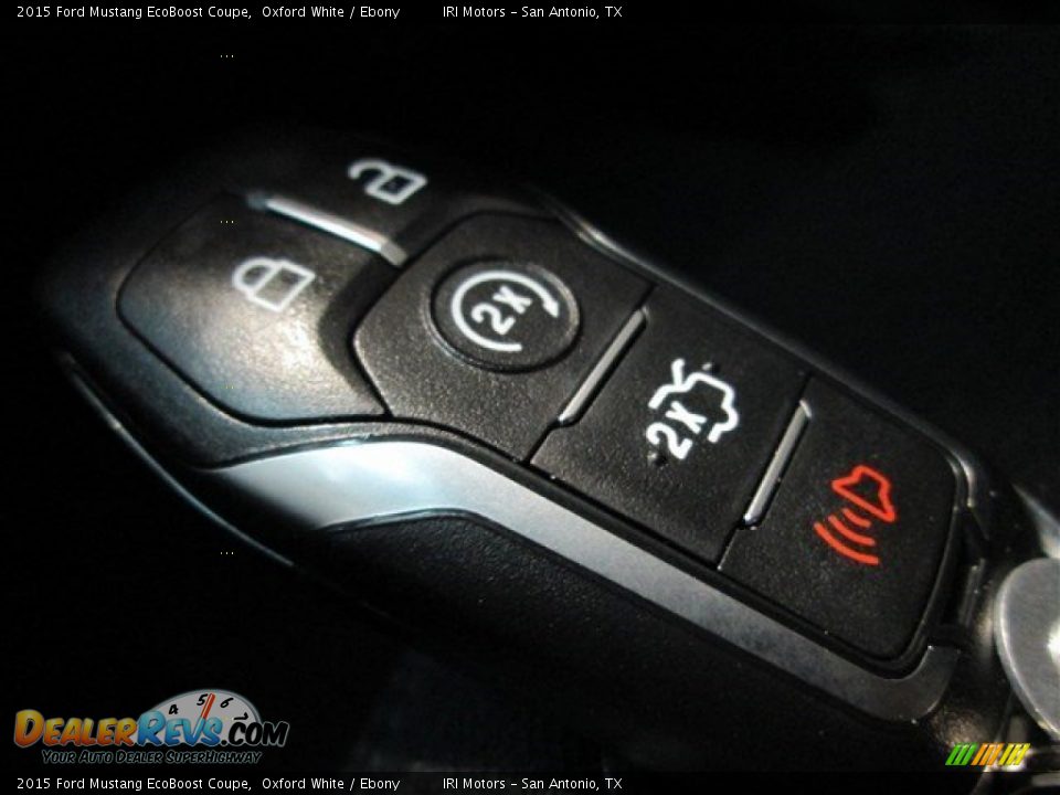 2015 Ford Mustang EcoBoost Coupe Oxford White / Ebony Photo #18