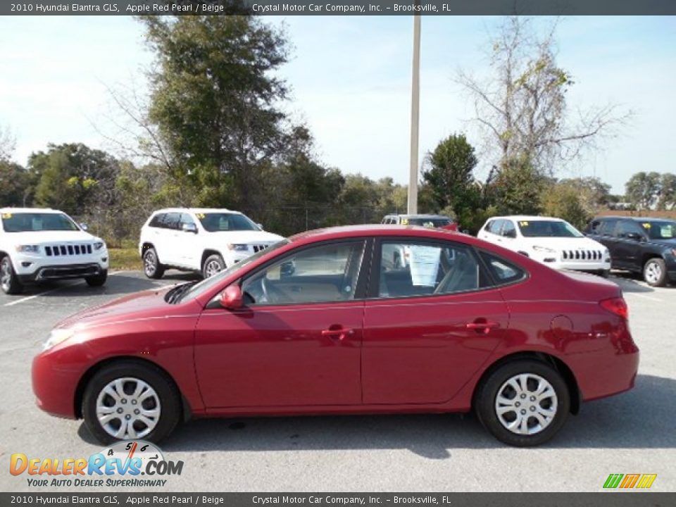 2010 Hyundai Elantra GLS Apple Red Pearl / Beige Photo #2