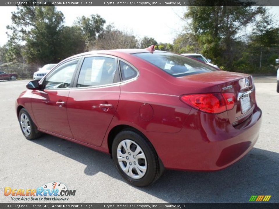 2010 Hyundai Elantra GLS Apple Red Pearl / Beige Photo #3