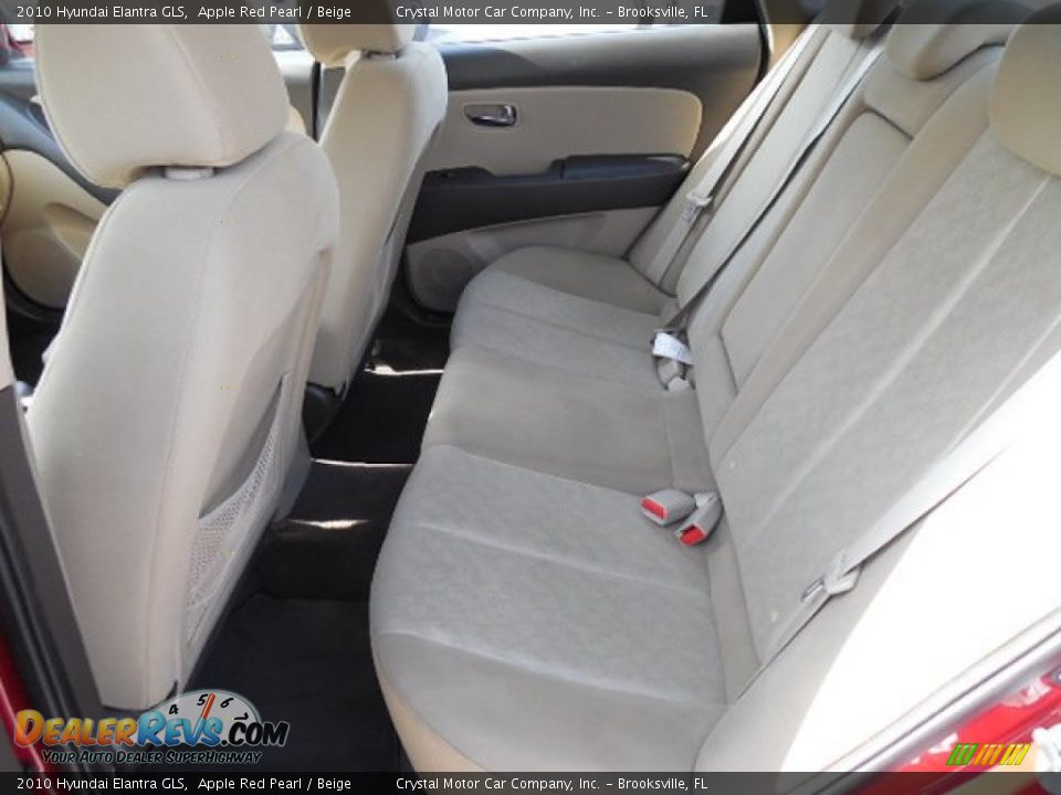 2010 Hyundai Elantra GLS Apple Red Pearl / Beige Photo #5