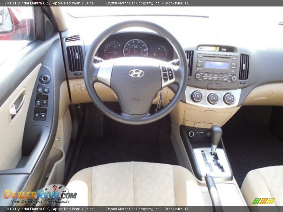 2010 Hyundai Elantra GLS Apple Red Pearl / Beige Photo #6