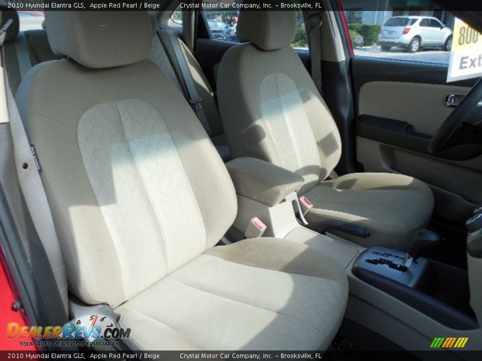 2010 Hyundai Elantra GLS Apple Red Pearl / Beige Photo #13