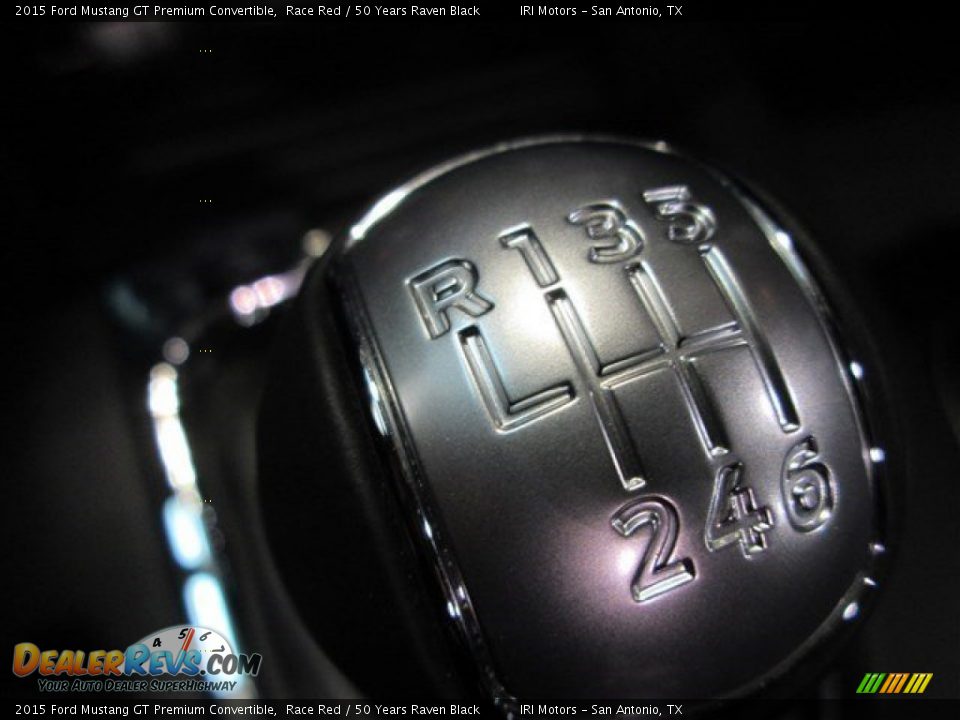 2015 Ford Mustang GT Premium Convertible Shifter Photo #14