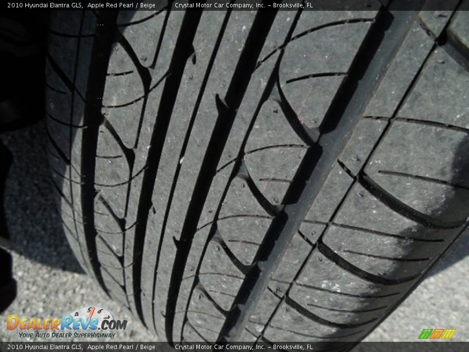 2010 Hyundai Elantra GLS Apple Red Pearl / Beige Photo #16