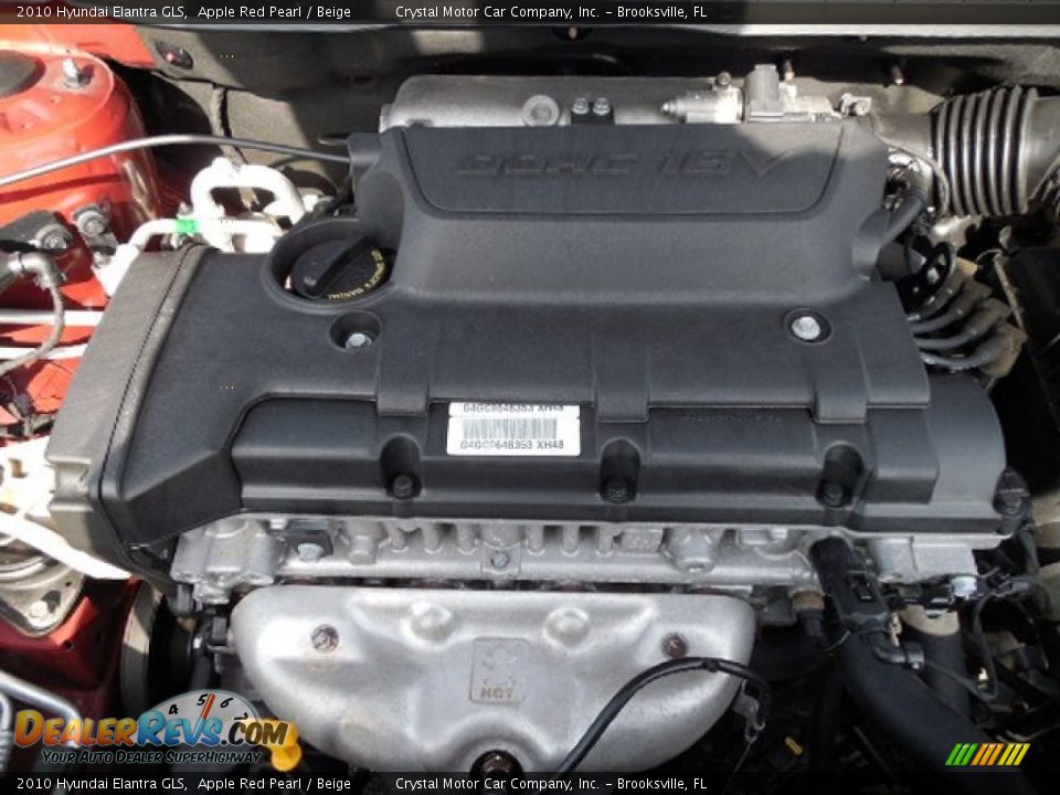 2010 Hyundai Elantra GLS Apple Red Pearl / Beige Photo #17