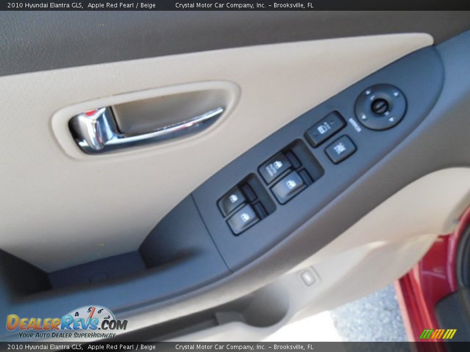2010 Hyundai Elantra GLS Apple Red Pearl / Beige Photo #18