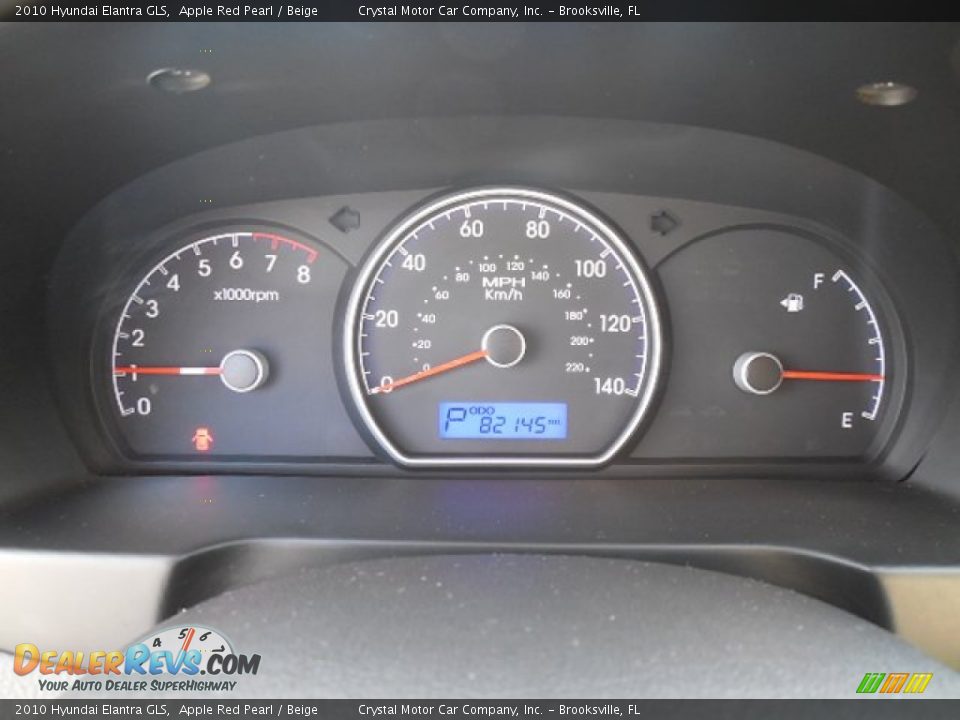 2010 Hyundai Elantra GLS Apple Red Pearl / Beige Photo #19