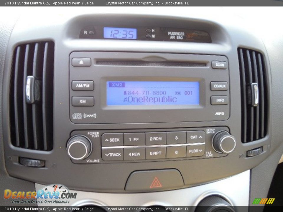 2010 Hyundai Elantra GLS Apple Red Pearl / Beige Photo #20