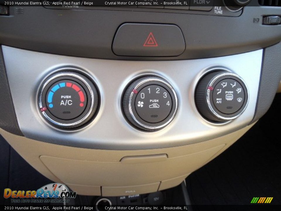 2010 Hyundai Elantra GLS Apple Red Pearl / Beige Photo #21