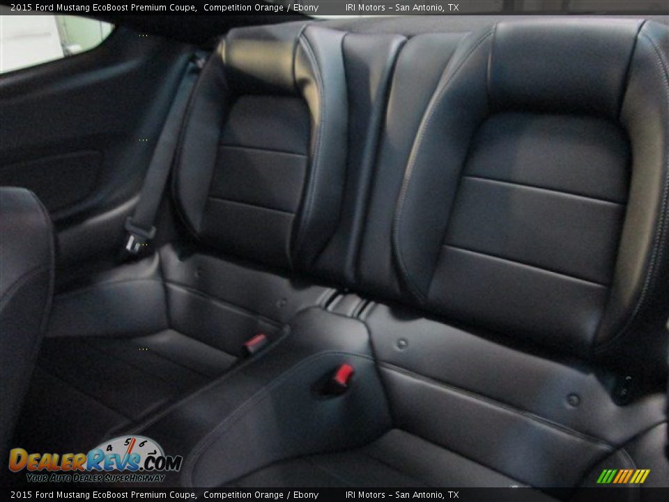 2015 Ford Mustang EcoBoost Premium Coupe Competition Orange / Ebony Photo #8